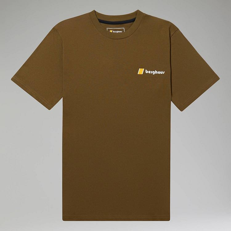 Dámska Tričko Berghaus Aztec Block Tmavo Zelene Slovensko 2589TZLGO